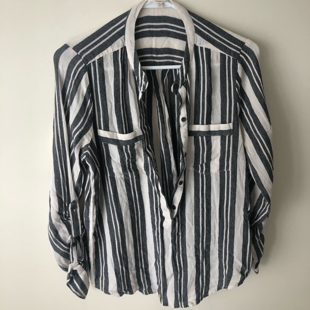 lucky brand long sleeve button up